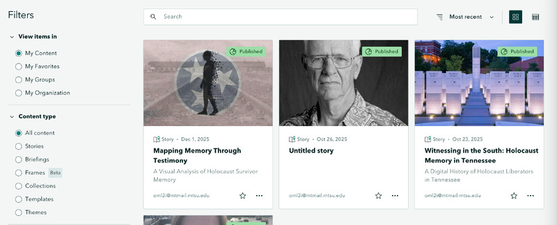 Storymap Trial and Error