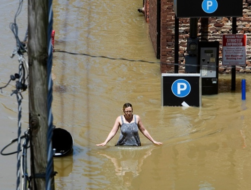 Flooding in East Nashville